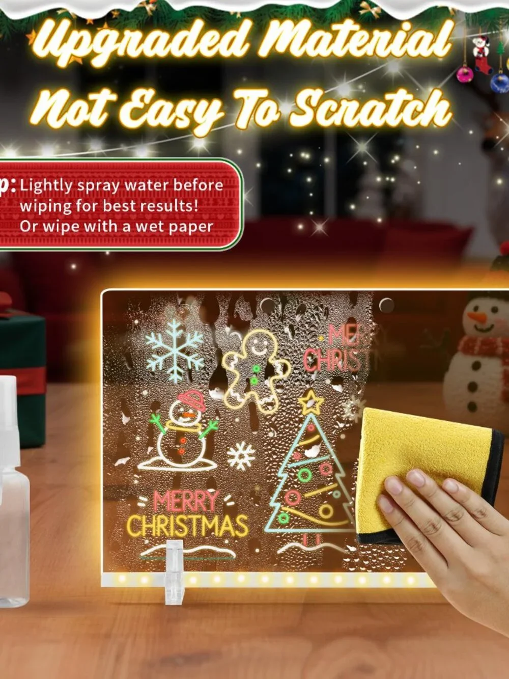 Lumiboard Led Drawing Board with 7 Colors,12